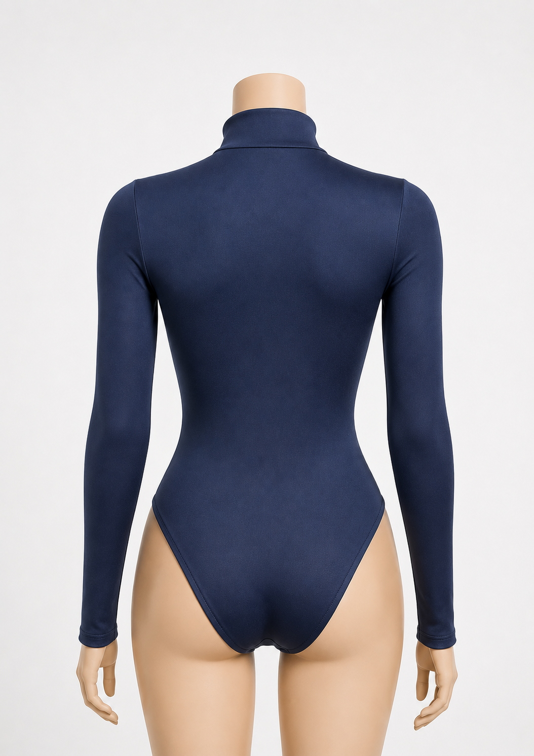 Body Gaara Azul Marinho Manga Longa Fechado